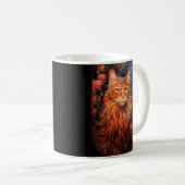 Maine Coon cat Kaffeetasse (VorderseiteRechts)
