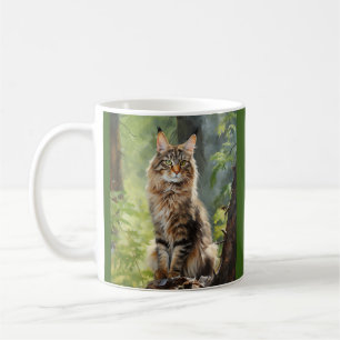 Maine Coon cat Kaffeetasse