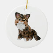 Maine Coon Cat Keramik Ornament (Vorne)
