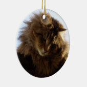 Maine Coon Cat Keramikornament (Rechts)