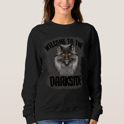 Maine Coon Cat Kitten Frauen Männer Sweatshirt (Vorderseite)