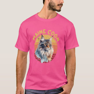 Maine Coon Cat Lovers Maine Coon Katzen Besitzer T-Shirt