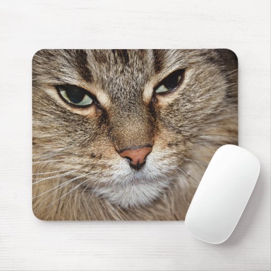 Maine Coon Cat Macro Mousepad (Mit Mouse)