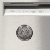 Maine Coon Cat Magnet (In Situ (Geschirrspüler))