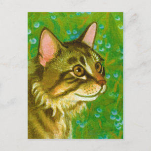 Maine Coon Cat mit Mistletoe Postkarte