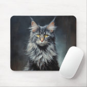 Maine Coon cat Mousepad (Mit Mouse)