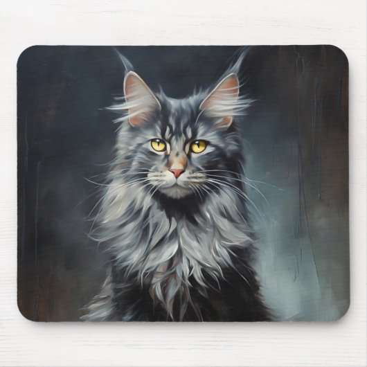 Maine Coon cat Mousepad (Vorne)