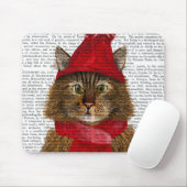 Maine Coon Cat Mousepad (Mit Mouse)