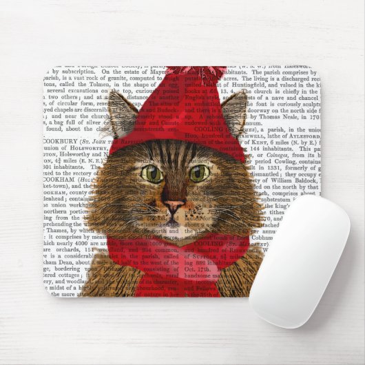 Maine Coon Cat Mousepad (Mit Mouse)