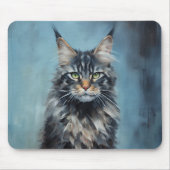 Maine Coon cat Mousepad (Vorne)