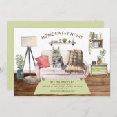 Maine Coon Cat Moving Ankündigung (Vorne/Hinten)