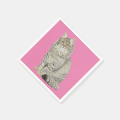 Maine Coon Cat Napkins Serviette (Ecke)