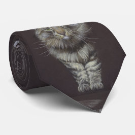 Maine Coon Cat Neck Tie Krawatte