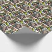 Maine Coon Cat on Chair Geschenkpapier (Ecke)