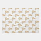 Maine Coon Cat (Orange) Geschirrtuch (Horizontal)