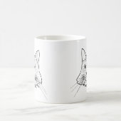 Maine Coon Cat Personalisiert Kaffeetasse (Mittel)