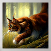 Maine Coon Cat Poster (Vorne)