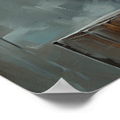 Maine Coon cat Poster (Ecke)