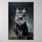 Maine Coon cat Poster (Vorne)