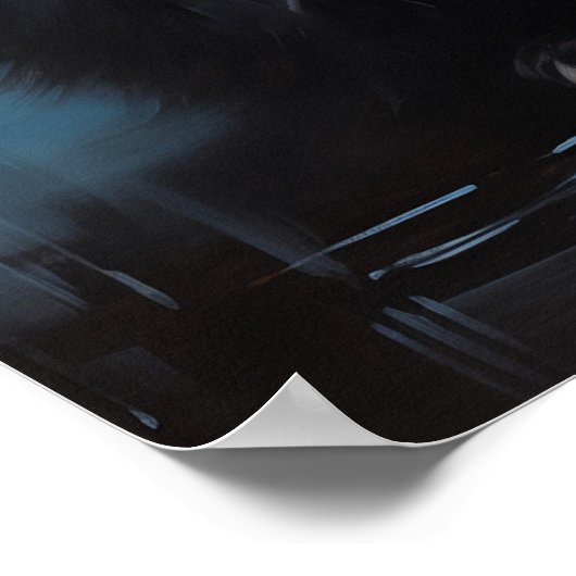 Maine Coon cat Poster (Ecke)