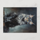Maine Coon cat Postkarte (Vorderseite)