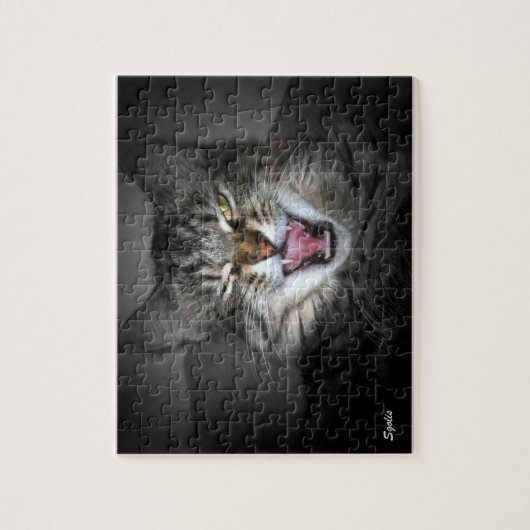 Maine Coon Cat Puzzle (Vertikal)