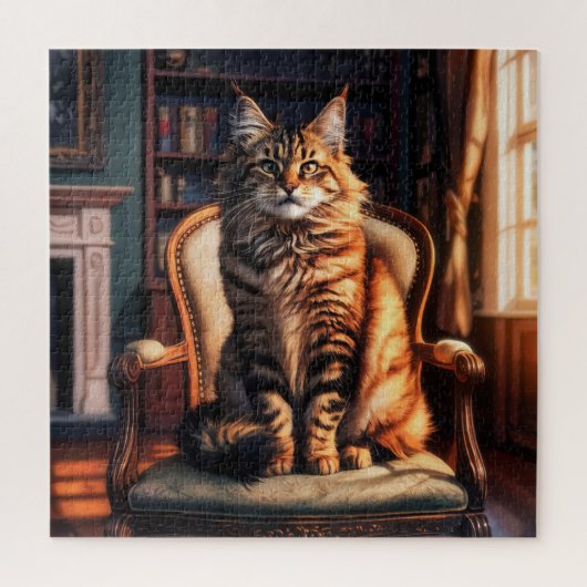 Maine Coon Cat Puzzle (Vertikal)
