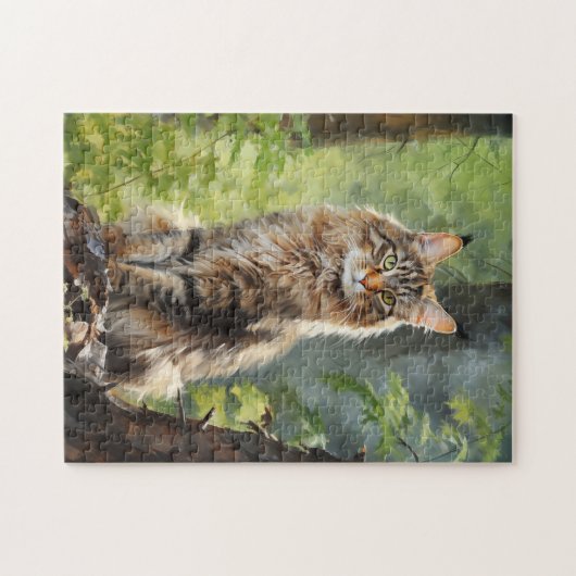 Maine Coon cat Puzzle (Horizontal)