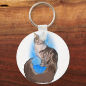 MAINE Coon Cat Schlüsselanhänger (Vorderseite)