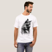 Maine Coon Cat T - Shirt (Vorne ganz)