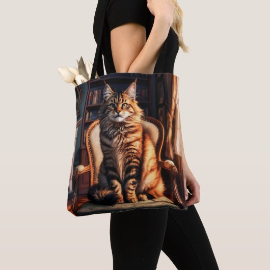 Maine Coon Cat Tasche (Von Nahem)