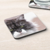 Maine Coon Cat Untersetzer (Linke Seite)