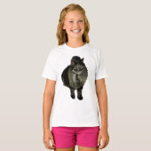 Maine Coon Cat von Girl's Shirt (Vorne ganz)