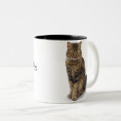 Maine Coon Cat Zweifarbige Tasse (VorderseiteRechts)
