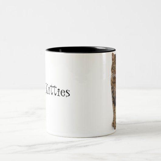 Maine Coon Cat Zweifarbige Tasse (Mittel)