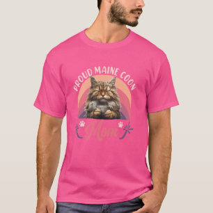 Maine Coon Cats Mama PROUD MAINE COON MAMA Vintag T-Shirt