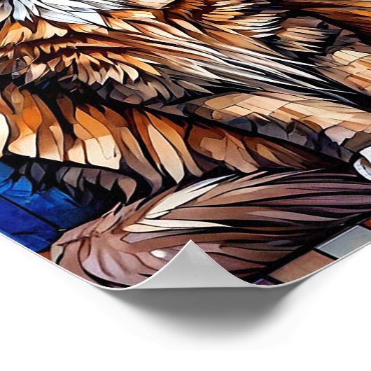 Maine Coon Cats Poster (Ecke)