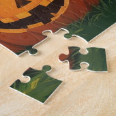 Maine Coon Cats Pumpkin Halloween Funny Puzzle (Seite)