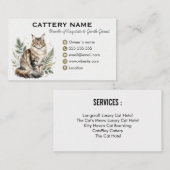 Maine Coon Cattery Individuelle Visitenkarte (Vorne/Hinten)