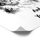 Maine Coon Christmas Poster Instant Download (Ecke)