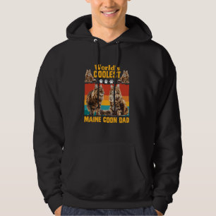 Maine Coon Daddy WORLD's COOLSTER MAINE COON VATER Hoodie