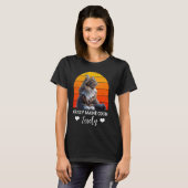 Maine Coon Eigentümer CRAZY MAINE COON LADY Cat Mo T-Shirt (Vorne ganz)