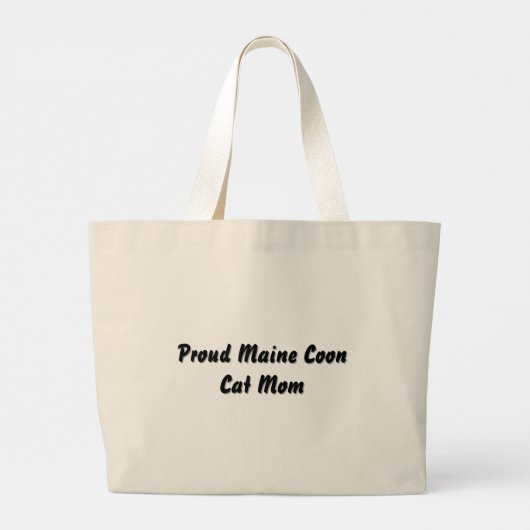 Maine Coon Empire Cat Mama Tote Bag I Jumbo Stoffbeutel (Rückseite)