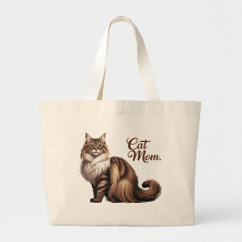 Maine Coon Empire Cat Mama Tote Bag I Jumbo Stoffbeutel