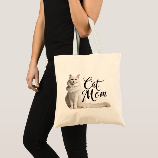 Maine Coon Empire Cat Mama Tote Bag III Tragetasche (Vorderseite (Produkt))