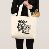 Maine Coon Gentle Giants Cat Jumbo Stoffbeutel (Vorderseite (Produkt))