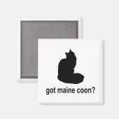 Maine Coon got? Magnet (Vorderseite/Rückseite)