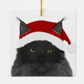 Maine Coon Holiday Ornament (Rückseite)