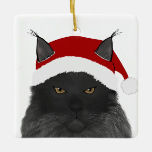 Maine Coon Holiday Ornament