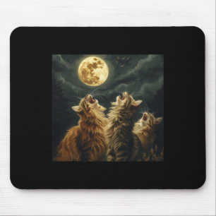 Maine Coon Howl bei Moon Cat Lover Mousepad